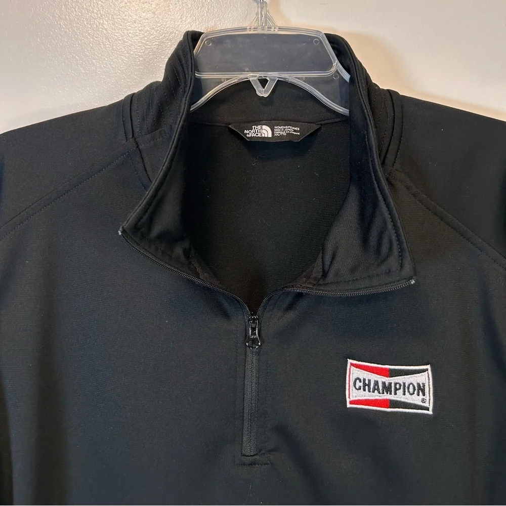 The North Face Black Performance 1/4 Zip Pullover Jacket Champion Women’s‎ XXL
